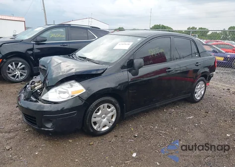 2010 Nissan Versa 1.8S из США, поврежденный, VIN 3N1BC1AP2AL365479